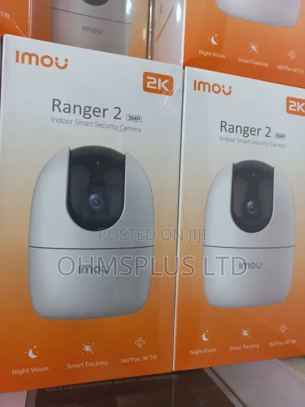 OHMSPLUS CCTV Camera with 360 Rotation and 2-Way Audio - 1