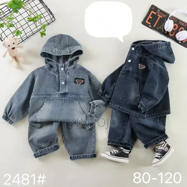 Boys' Two-Piece Clothing Set with Jacket and Trousers - 1