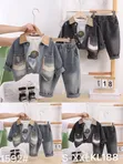 Boys' Two-Piece Clothing Set with Jacket and Trousers - 4