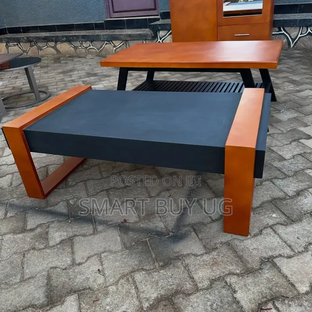 Solid Wood Centre Table | Modern Living Room Coffee Table - 1