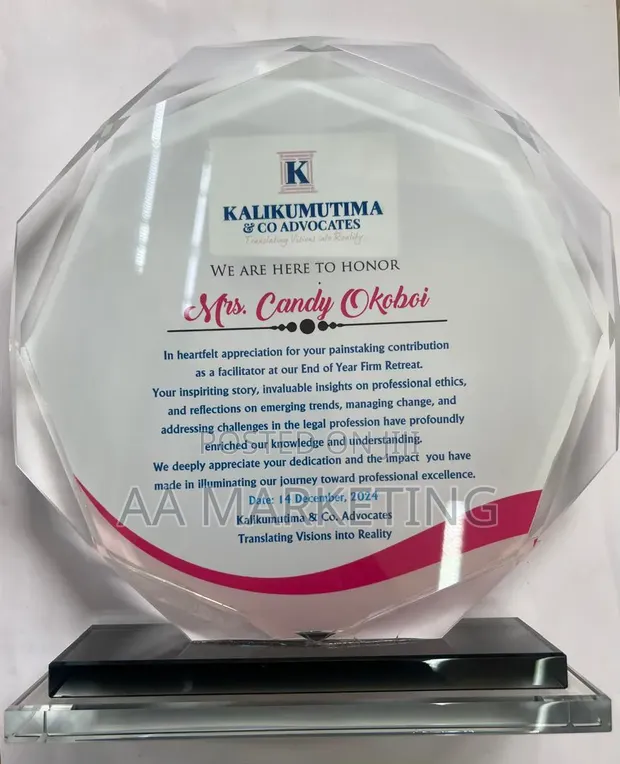 Brand New Glass Awards and Trophies - 1