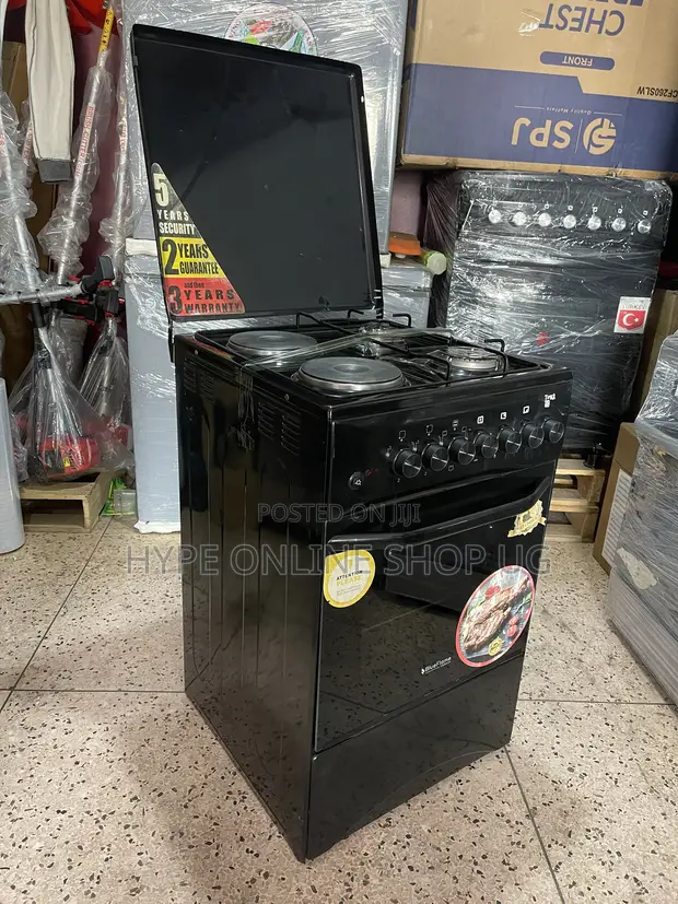 Blueflame 2+2 Gas & Electric Cooker with Full Electric Oven - 1