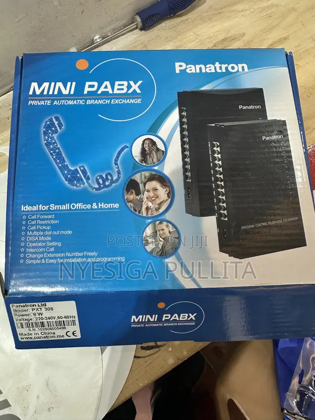 Panatron PXT-308 Mini PABX Intercom System (8 Extensions, 3 CO Lines) - 1