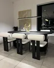 Luxury 6-Seater Oval Dining Table - 2