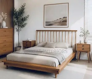 Soft Oak Sanctuary Light Wood Spindle Headboard