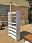 Modern 5-Tier Wooden Shoe Rack - 2
