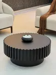 Black Modern Center Table - 1