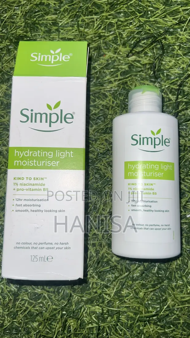 Simple Face Moisturizer with Niacinamide - 1