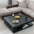 Modern Square Wood Center Table - Brand New - 2