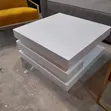 Classic Wooden Centre Table | White Matte Finish - 1
