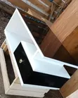 Black Glass Center Table | Modern Coffee Table - 1