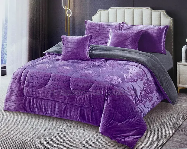 6 Piece King Size Bed Cover Set - 1