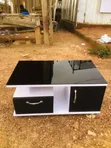 Modern Black Glass Center Table | Living Room - 1
