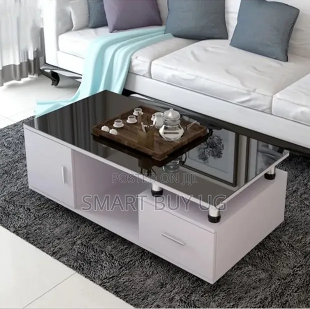 Elegant Glass Center Table | Modern Coffee Table - 1