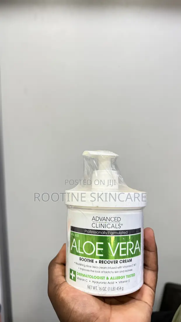 Advanced Clinicals Aloe Vera Soothing & Skin Recovering Cream 454g - 1