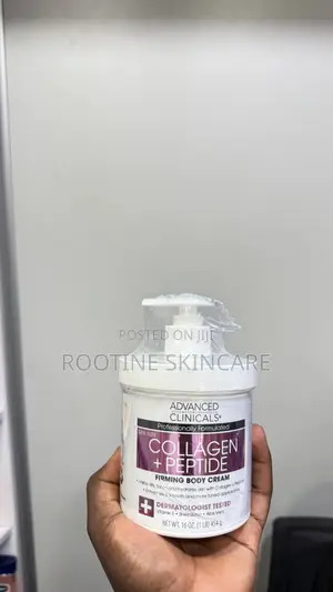 Advanced Clinicals Collagen Peptides Body Cream