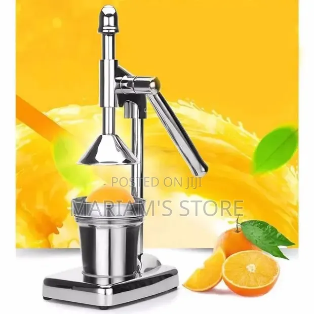 Stainless Steel Manual Lever Fruit Press & Citrus Juicer - 1