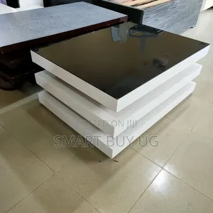 Glass Top Center Table - 100cm
