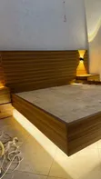 Brand New 4x6 Bed with Modan Lights - 1