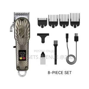 Professional Electric Hair Clipper & Beard Trimmer Set