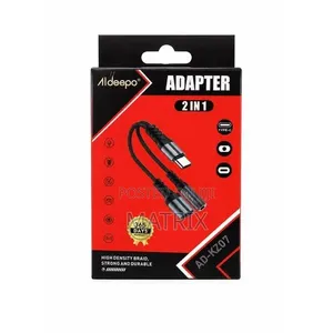 Type-C to 3.5mm Audio & Charging Adapter
