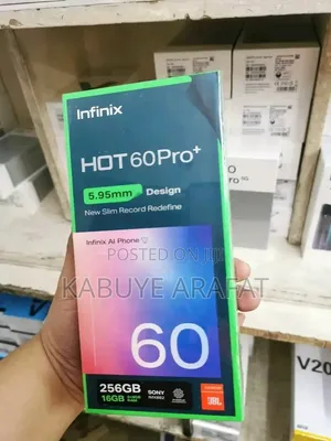 New Infinix Hot 60 Pro+ 256GB Black