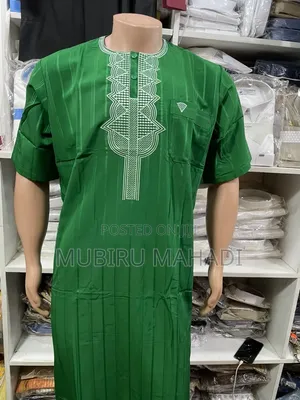 Men's Short Sleeve Kanzus - Brand New