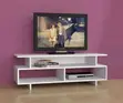 Simple Open TV Stand - White - 2