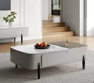 Galure Modern Faux Marble Lift Top Coffee Table