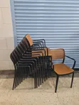 1pc Courtyard Outdoor Plastic Chairs - 1