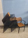 1pc Courtyard Outdoor Plastic Chairs - 2