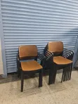 Brand New Tufted Meshed Back Plastic Chairs - 2