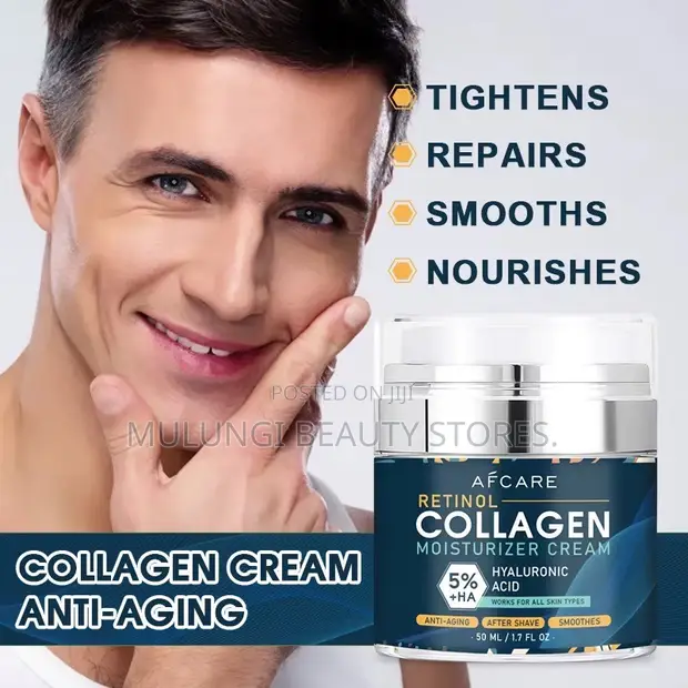 Afcare Retinol Collagen Moisturizer Cream for Men - 1