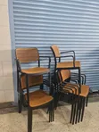 Royal Rattan Plastic Dining Chairs (Set of 4) - 1