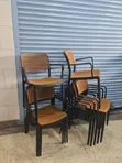 Royal Rattan Plastic Dining Chairs (Set of 4) - 2