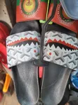 Goyard x Sprayground Shark Slides - 2