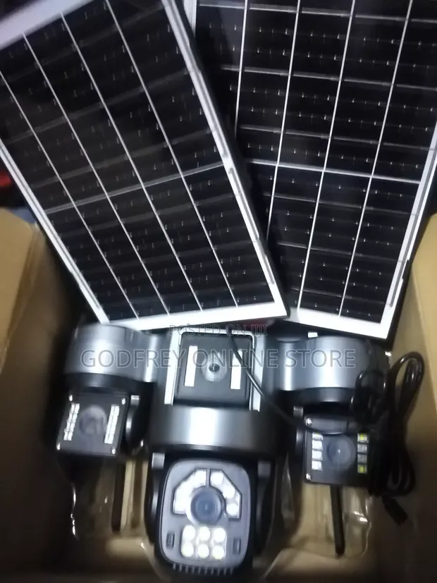 PTZ 4G Solar Power CCTV Camera - 1
