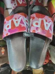 Bathing Ape (BAPE) ABC Camo Pink Slide Sandals - 2