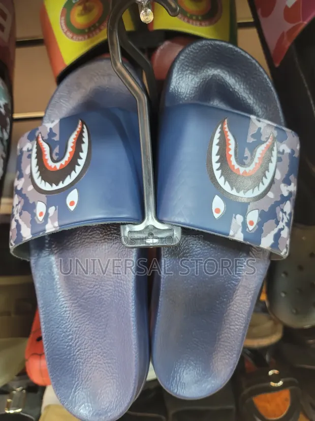 Achock Shark Camo Slide Sandals - 1