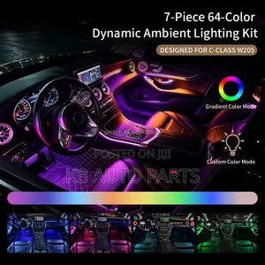 Mercedes-Benz C-Class Ambient Lighting Upgrade Kit (2020 Style)