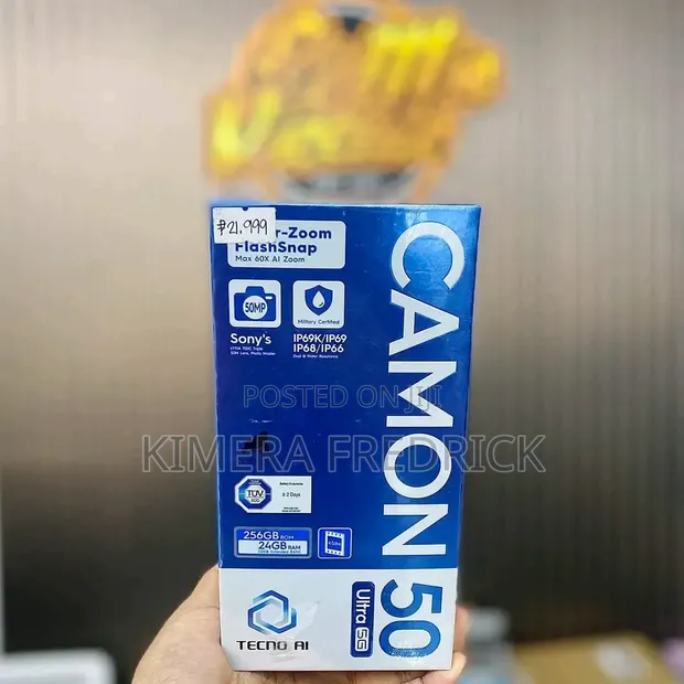 New Tecno Camon 50 Ultra 256GB Gold - 1