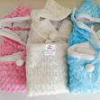 Mothercare Blue Cotton Blanket Set - Brand New - 1