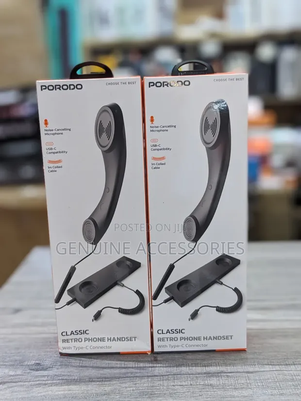 Porodo Classic Retro Telephone Handset - 1