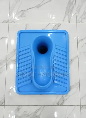 Squatting Toilet Pan - Sato Blue, Brand New