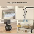 Garment Rack with 2 Hanging Rails, 4 Hooks & Shelves - 2