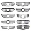 Mercedes-Benz Diamond/GT/AMG Aftermarket Grilles - 2
