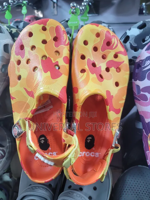 A Bathing Ape (BAPE) x Crocs Classic Clog - Multicolor - 1