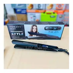 Sokany Multi-Functional Hair Straightener (Dry/Wet)