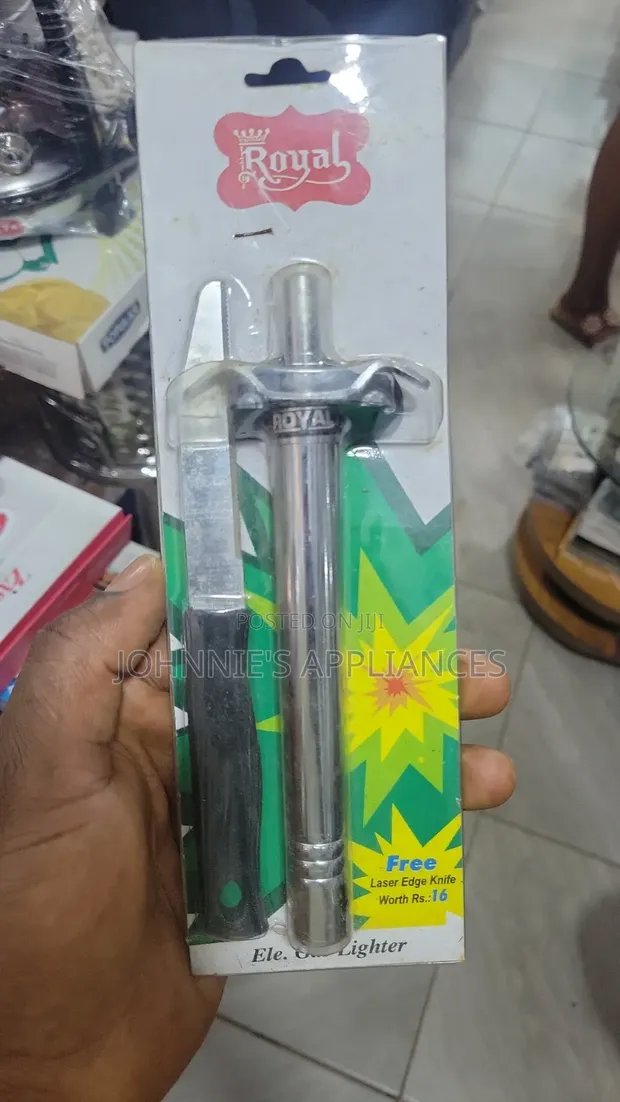 Royal Electric Lighter & Laser Edge Knife Set - 1