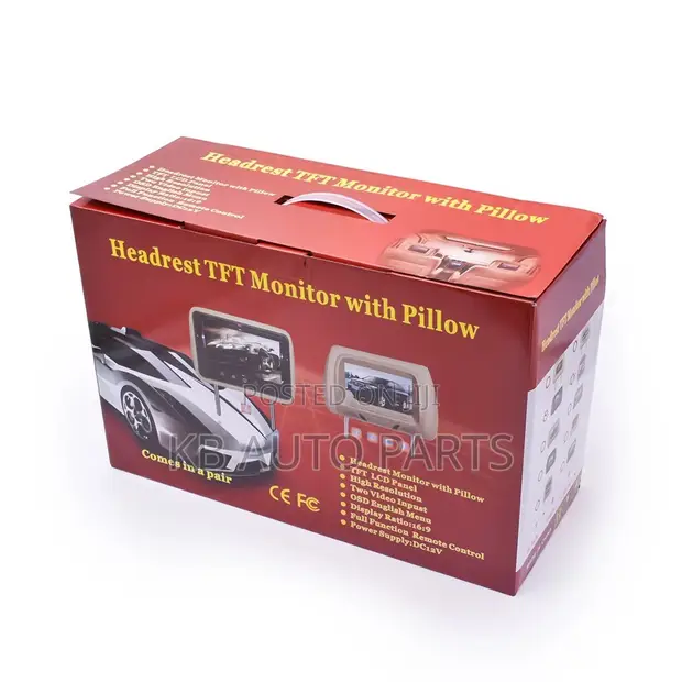 Car 7-inch Rear Seat Headrest Monitors - 1
